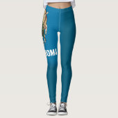 Koelstaat van de Mode van de vlag van Oklahoma Leggings (Voorkant)