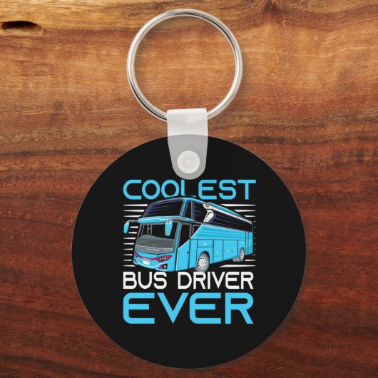 Koelste busdriver ooit sleutelhanger (Voorkant)