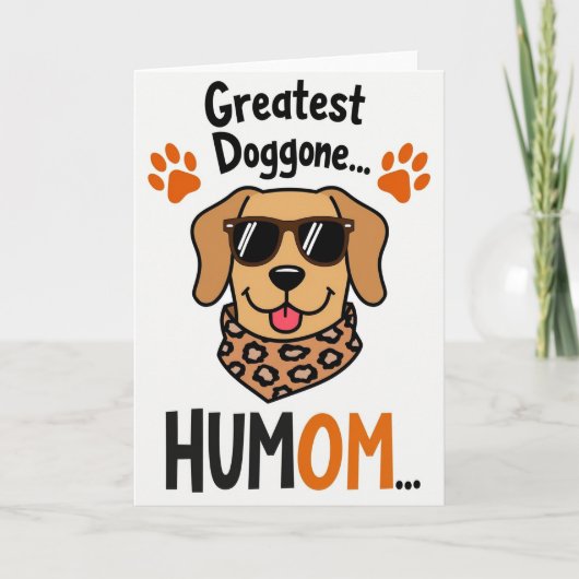 Koelste Humom Hond Grootste Kaart (Voorkant)