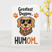 Koelste Humom Hond Grootste Kaart (Gele Bloem)