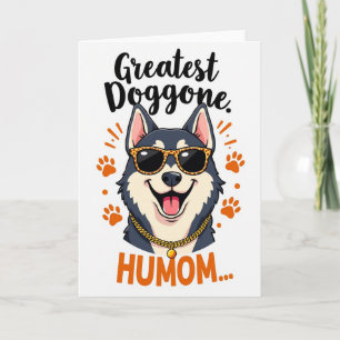 Koelste Humom-hond Illustratiekaart Kaart