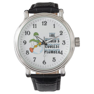 Koelste Loodgieter Sneeuwman Ter Wereld Horloge