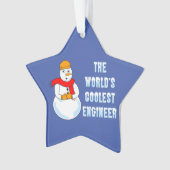 Koelste mechanische technicus ornament (voorkant)