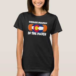 Koelste pompoen in de flacon met halloween colorad t-shirt