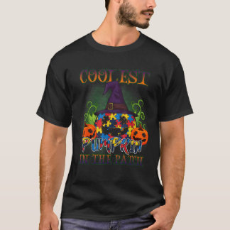 Koelste pompoen in de patch Autism Awareness Hall T-shirt