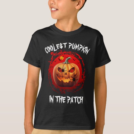 KOELSTE POMPOEN IN DE PATCH CUSTOM T-SHIRT (Voorkant)