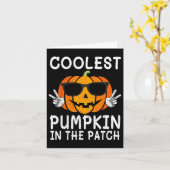 Koelste Pompoen In De Patch Fun Jongens Meisjes Ki Kaart (Gele Bloem)