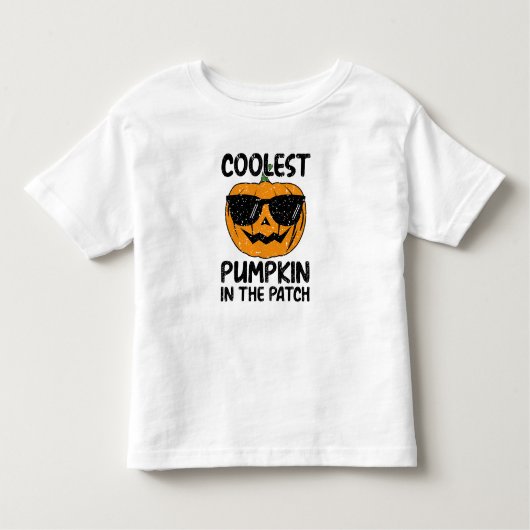 Koelste pompoen in de patch, Halloween Kinder Shirts (Voorkant)