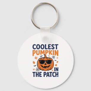 Koelste Pompoen in de Patch Halloween T-shirt_1 Sleutelhanger