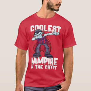 koelste vampier in de crypt vampir halloween vam t-shirt