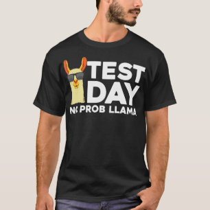 Koeltest voor mannen Llama-leringstests T-shirt
