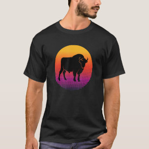 Koelvee Dierene Silhouette Boerderij T-shirt