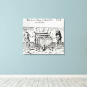 Koelvis Canvas Afdruk (Insitu (Houten vloer))