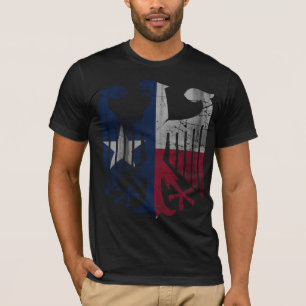 Koelvlag van het Texas German Eagle Heritage T-shirt