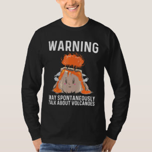 Koelvulkaan voor mannen Lava Magma Eruption Geo T-shirt