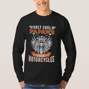 Koelwiegen motorfietsen met rivierwielers, fietsen t-shirt