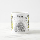 Koenig, l'origine, la signification et la tasse de (Centre)