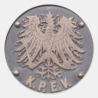 Koeniglich Preussische Eisenbahn-Verwaltung Ronde Sticker