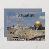 Koepel van de Rots Jeruzalem Briefkaart (Voorkant / Achterkant)