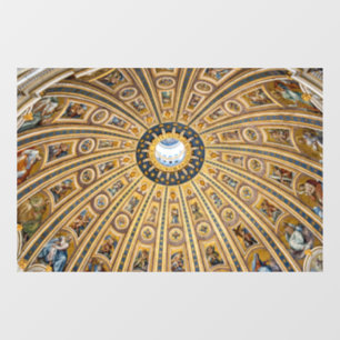 Koepel van de Sint-Pietersbasiliek - Vaticaan, Rom Raamsticker