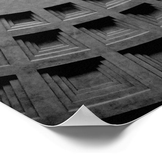 koepel van het pantheon poster (Hoek)