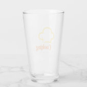 Koepelende smaak glas (Achterkant)