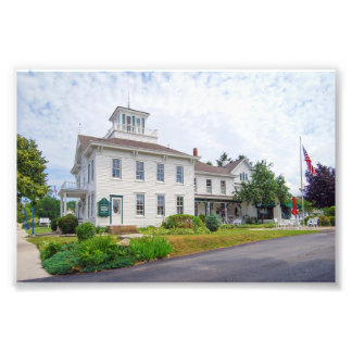 Koepelhuis, Egg Harbor, Wisconsin Foto Afdruk