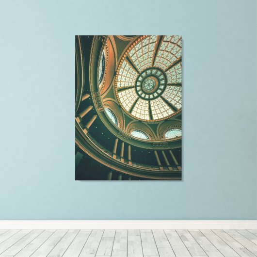 koepelontwerp canvas afdruk (Insitu (Houten vloer))