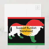 Koerdisch briefkaart (Voorkant / Achterkant)