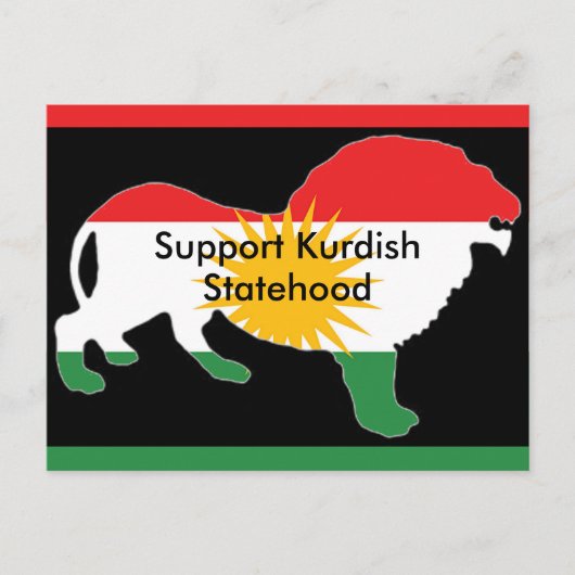 Koerdisch briefkaart (Voorkant)