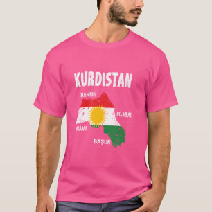 Koerdisch Koerdistan Newroz Koerdische vlag Her Bi T-shirt