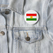 Koerdische Iraakse vlag Ronde Button 5,7 Cm (In situ)