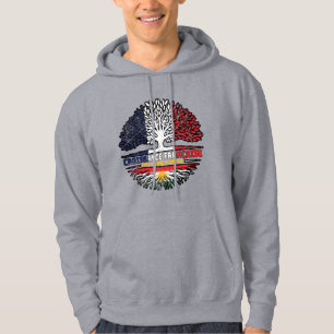 Koerdische Koerdische Franse boomstammen Vlag Hoodie