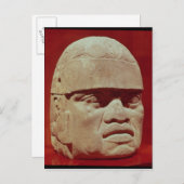 Koerdische kop, Olmec Briefkaart (Voorkant / Achterkant)