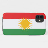 Koerdische vlag Case-Mate iPhone case (Achterkant (horizontaal))