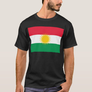 Koerdische vlag t-shirt