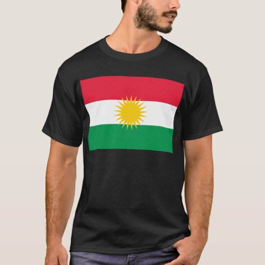 Koerdische vlag t-shirt (Voorkant)