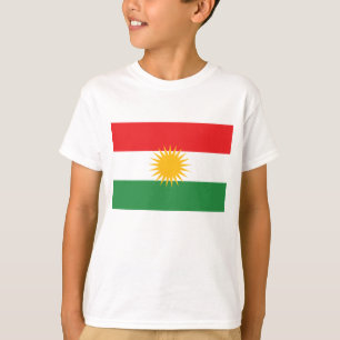 Koerdische vlag t-shirt