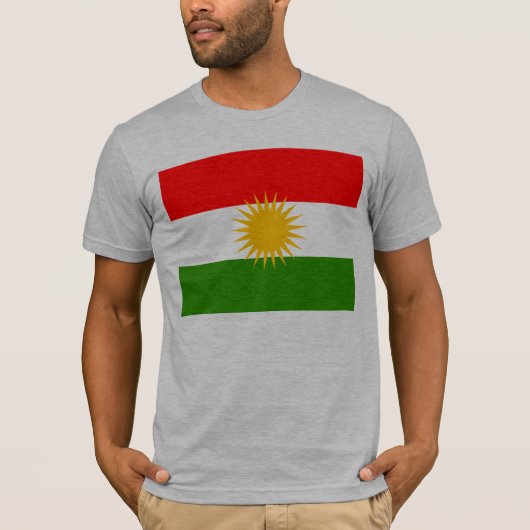 Koerdische vlag t-shirt (Voorkant)