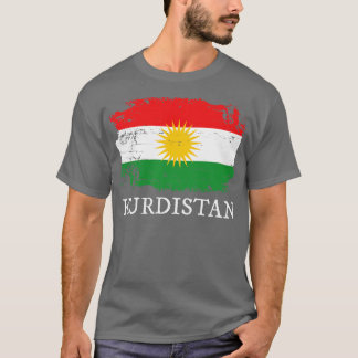 Koerdische vlag t-shirt