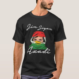 Koerdistan Jin Jiyan Azadi Vlag T-shirt