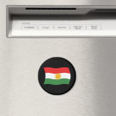 Koerdistan Vlag Magneet (Insitu (Vaatwasser))