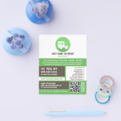 Koerier levering Logo, koerier service Adverteren Flyer (Enkel)