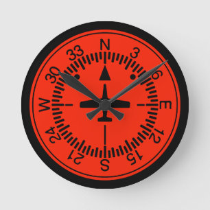 koersindicator pilot aviation geek ronde klok