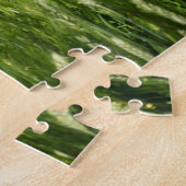 Koeshuis in Toscane met cyperen en tarwe Legpuzzel (Zijkant)