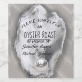 Koesrooster voor paren wijn etiket (Enkel label)