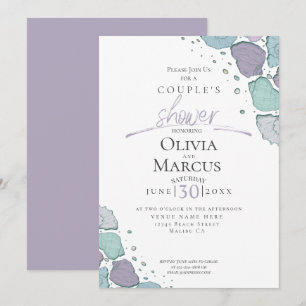 Koesschoenen   Lila mosterdblauw voor de Beach Sea Kaart