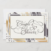 Koesschoenen | Moderne typografie van verf Kaart (Voorkant)