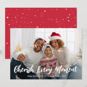 Koester een vrolijk kerstfeest kaart