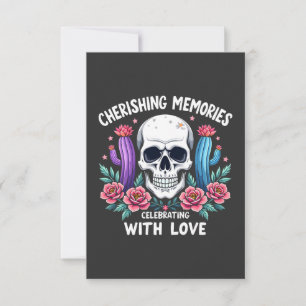 Koester herinneringen vieren met minnaar RSVP kaartje